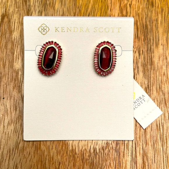 NWT Kendra Scott Baguette Ellie Earrings - Picture 3 of 10